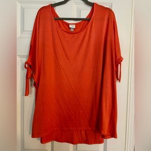 GUC scoop neck tie sleeve tunic